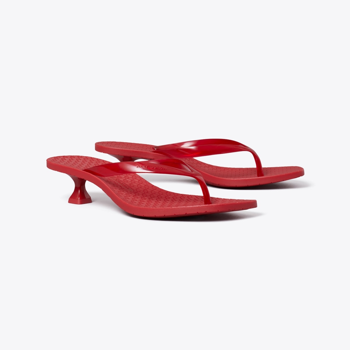 Jelly Heel Flip-Flop in Red, Size 11