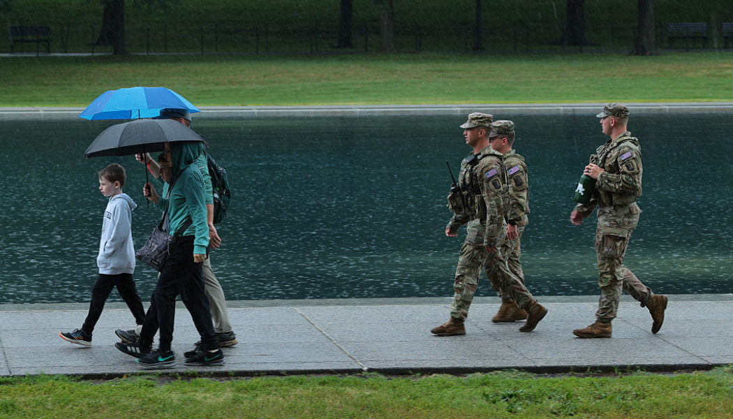 Trump Blames Reflecting Pool Damage, Odor On Vandals