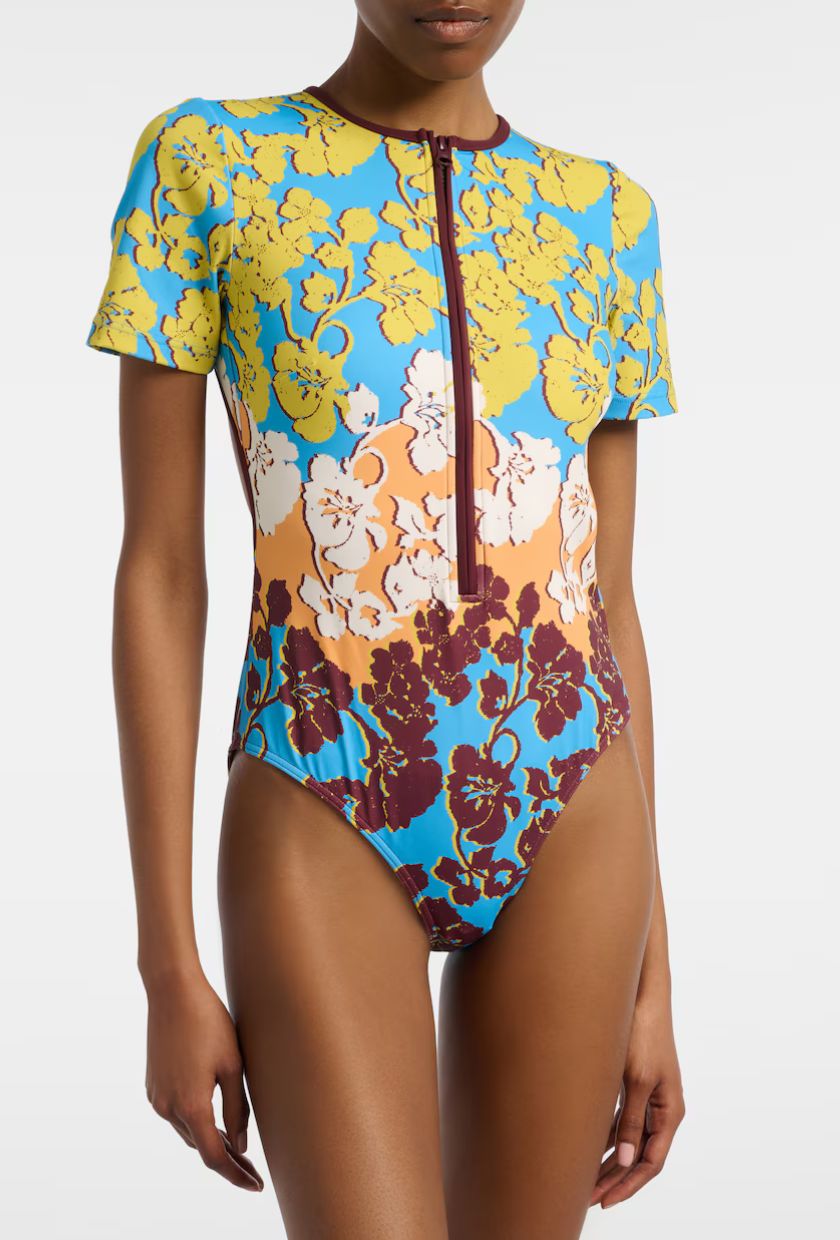 Al&amp;eacute;mais, Splice floral swimsuit
