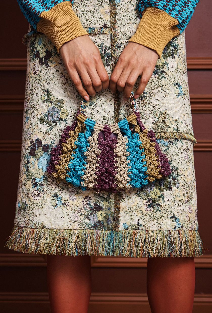 Al&amp;eacute;mais, Leather Crescent Bag