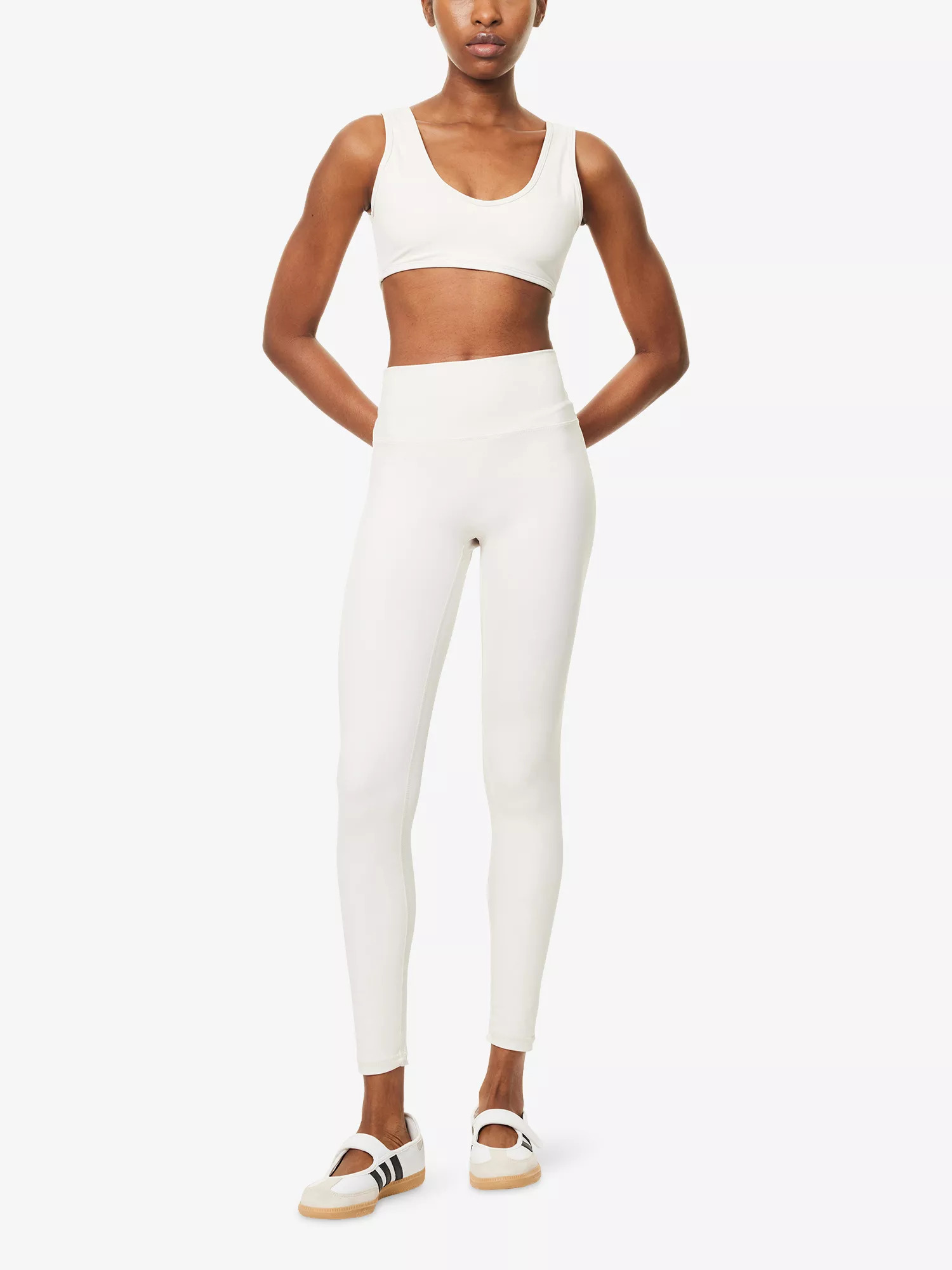White leggings