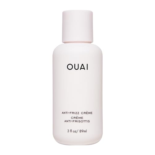 Ouai Anti Frizz Cream Travel Size - Moisturizing Hair Cream With Frizz Control &amp;amp; Heat Protection - Provides Hydration With Jackfruit &amp;amp; Beetroot Extract - Paraben, Phthalate &amp;amp; Sulfate Free (3 Oz)