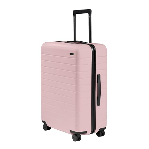 Away Medium Checked Luggage - 26-Inch Lightweight Hardside Suitcase With Custom Whisperglide 360&amp;deg; Wheels, Interior Compression System, Tsa-Accepted Lock - Blush Pink