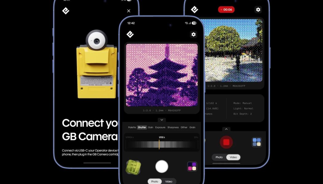 You can now use the Game Boy Camera with your phone