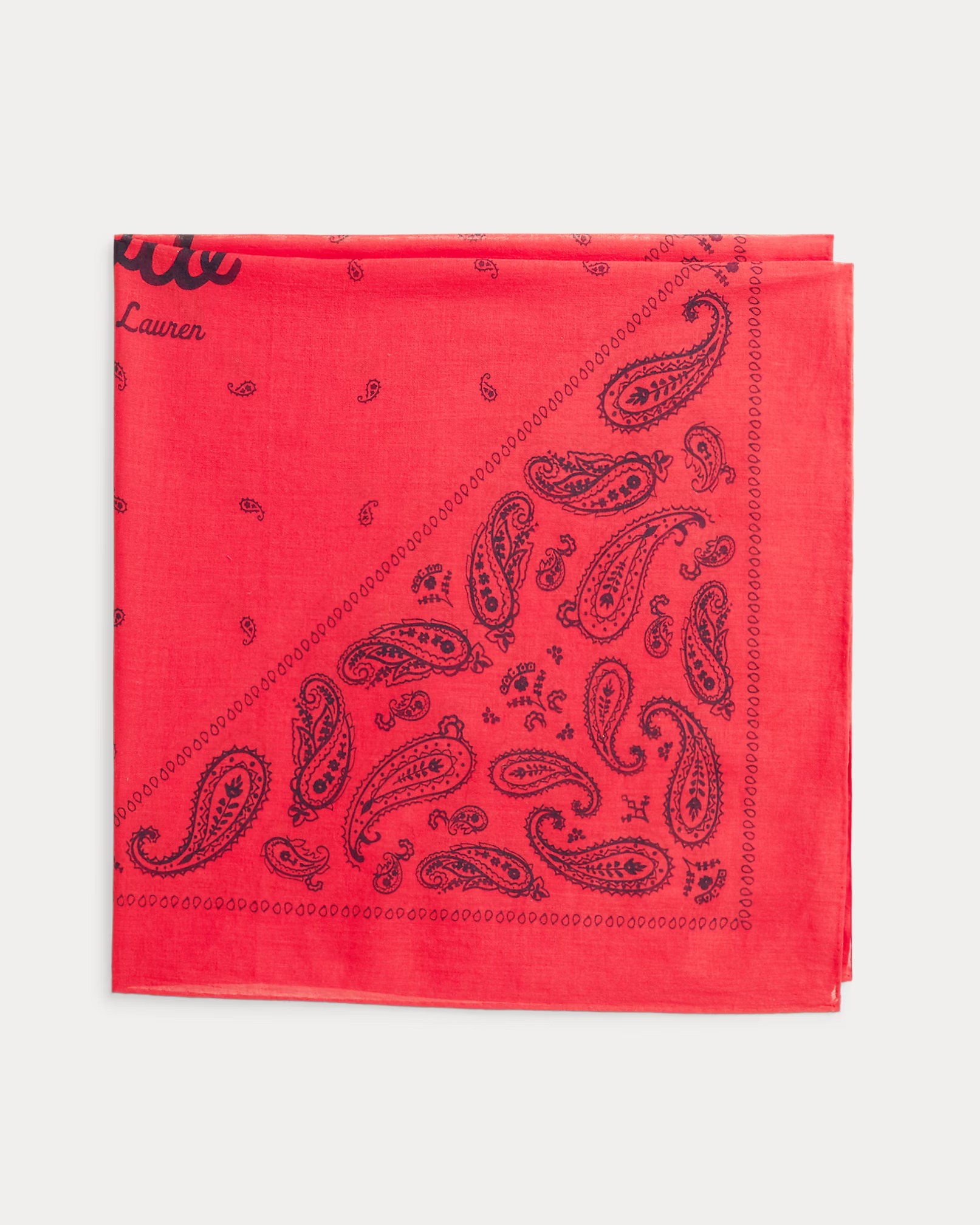 Logo Paisley Cotton Bandanna