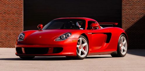 A Rare Porsche Carrera GT Finished in Ferrari’s 'Rosso Fuoco' Red Heads to Auction