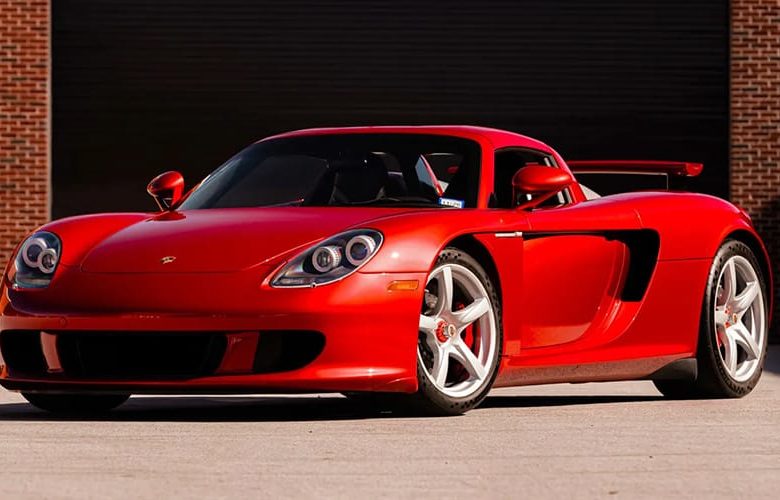 A Rare Porsche Carrera GT Finished in Ferrari’s 'Rosso Fuoco' Red Heads to Auction