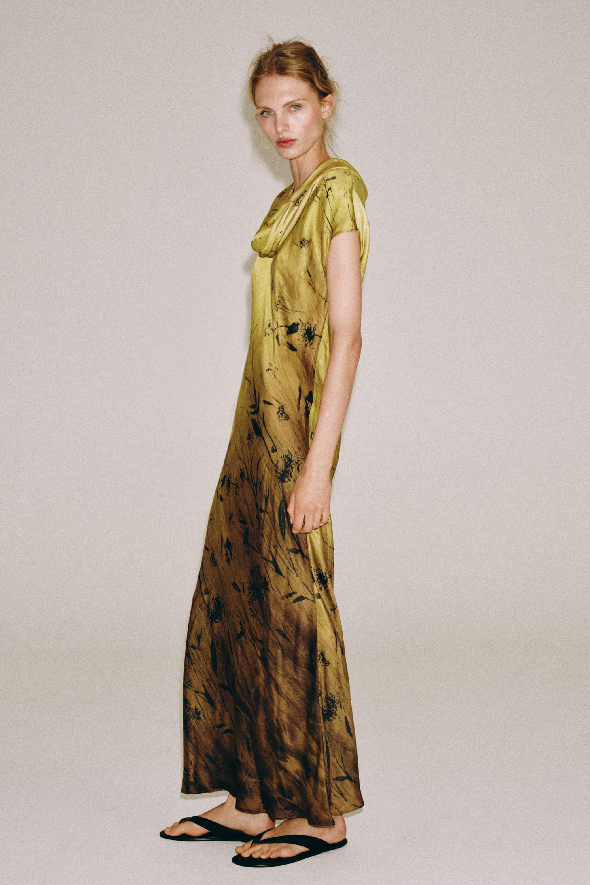 Zw Collection Printed Dress - Brandy - Xs