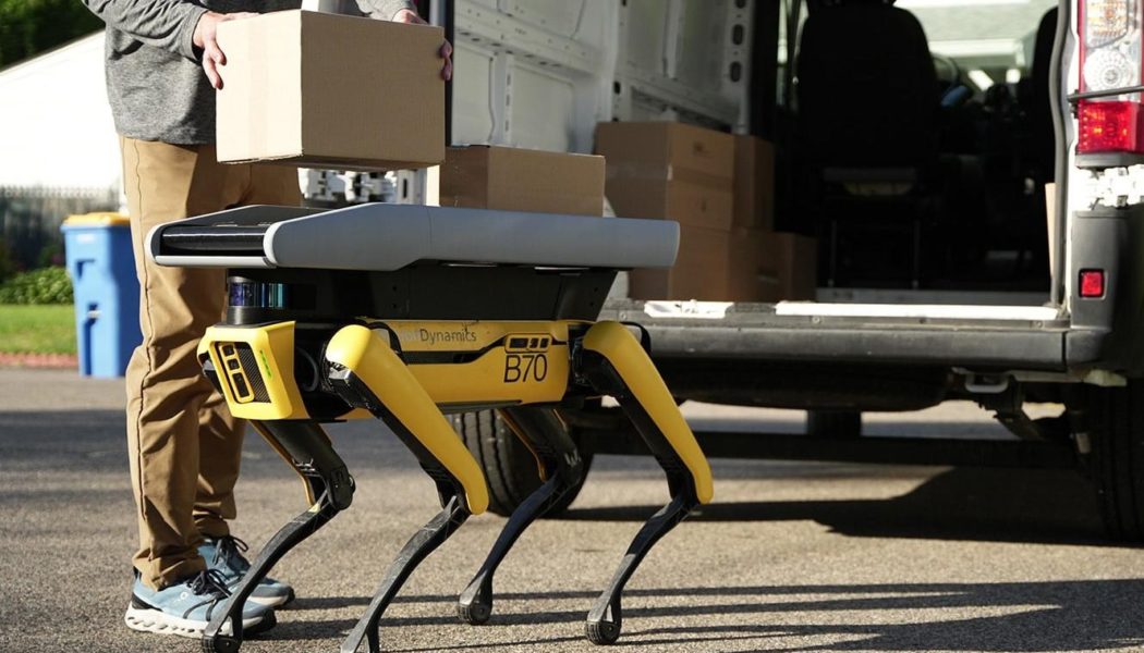 Boston Dynamics tries using ‘robot dogs’ for deliveries