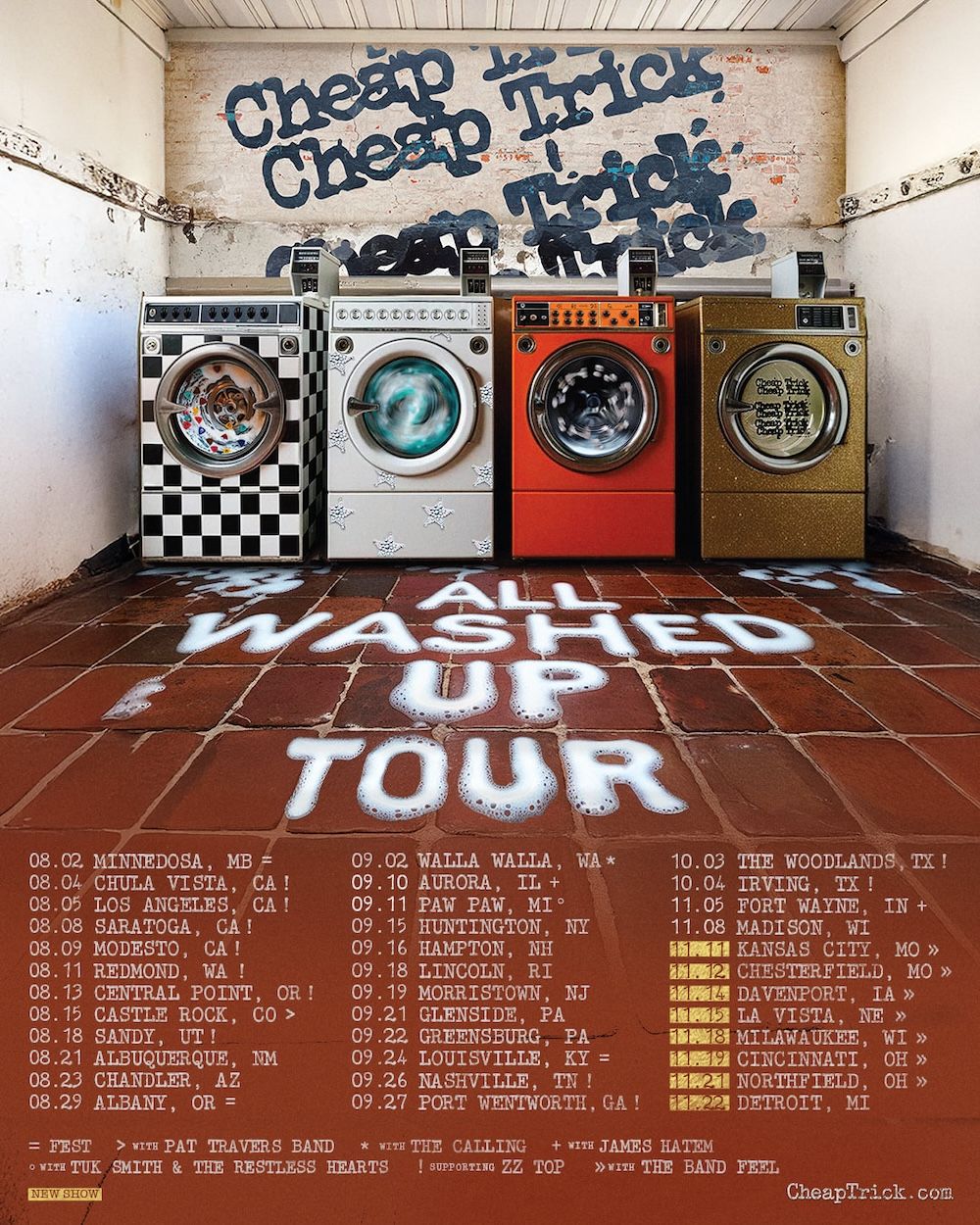Tour poster Cheap Trick 2026