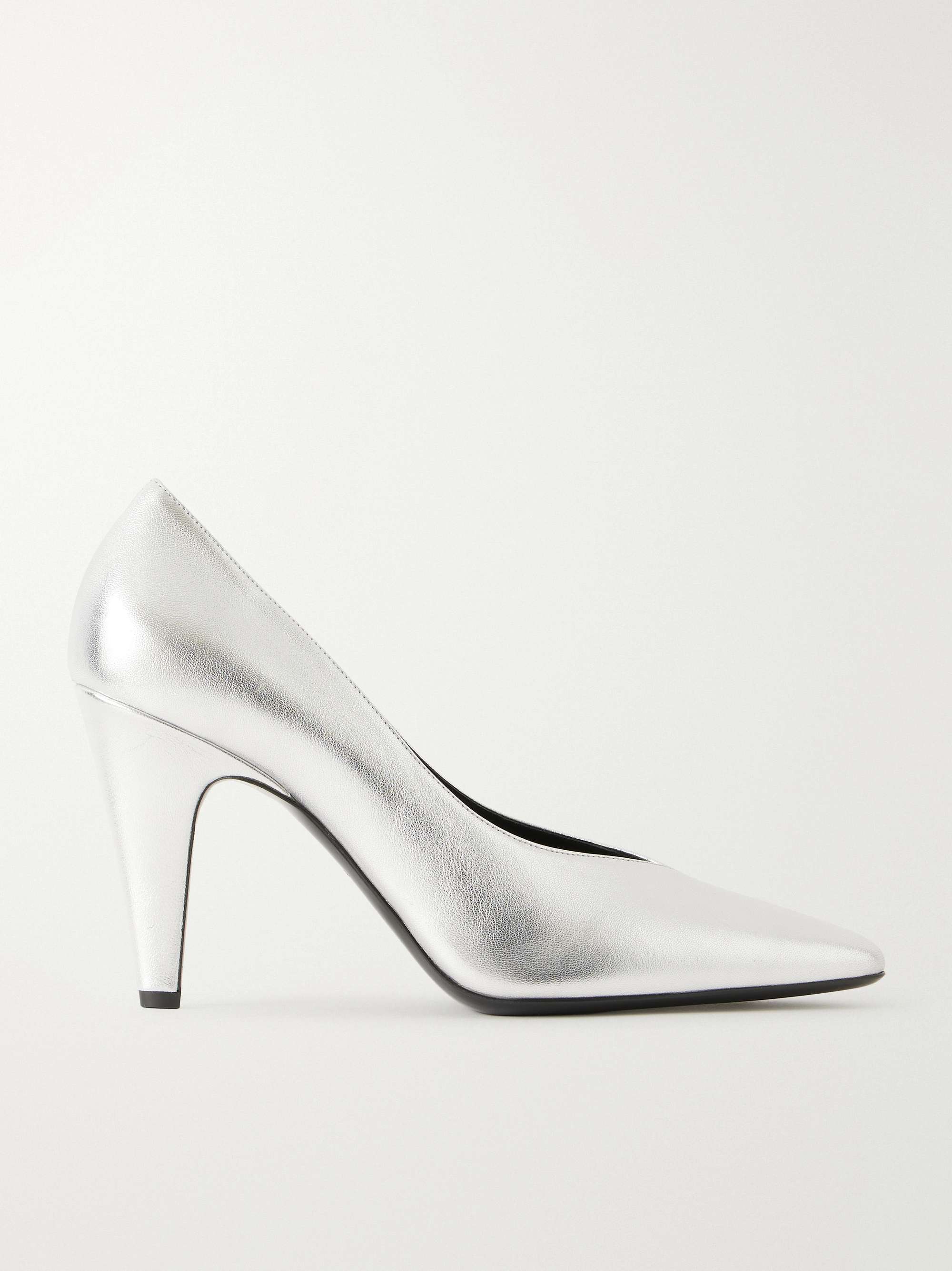 90 Metallic- Leather Pumps