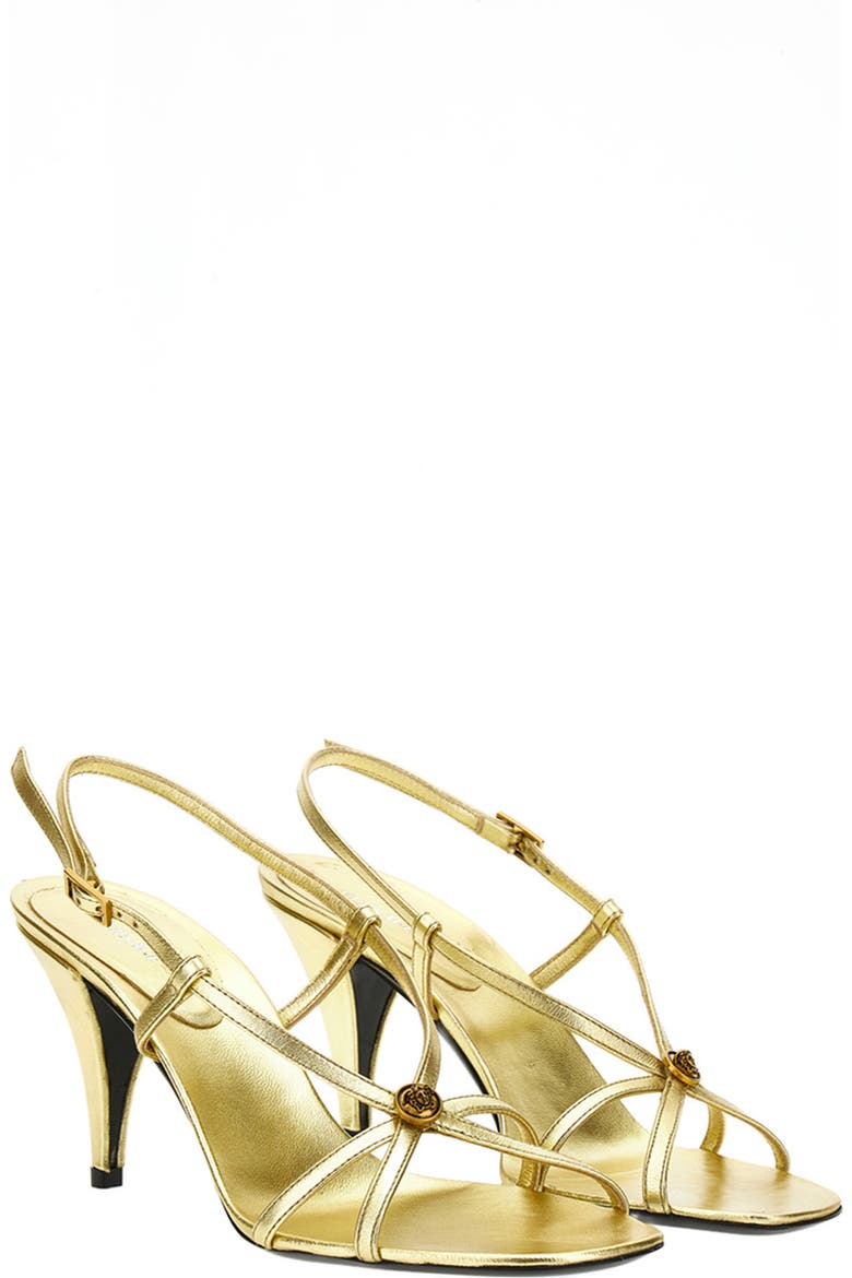 Laminated Strappy Sandal