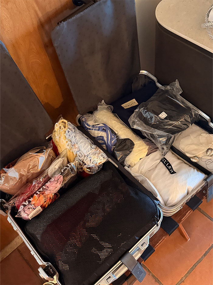 Jennifer Atilemile's suitcase.