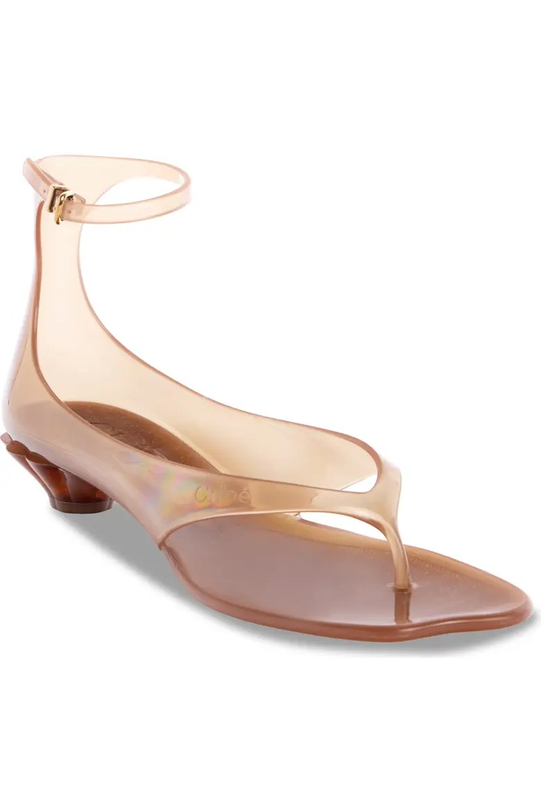 Jelly Ankle Strap Sandal