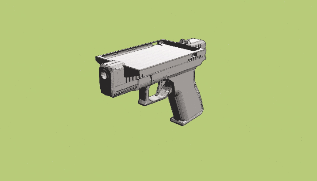 Is this e-reader case a gun?