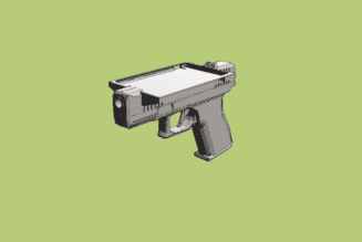 Is this e-reader case a gun?
