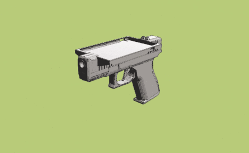Is this e-reader case a gun?