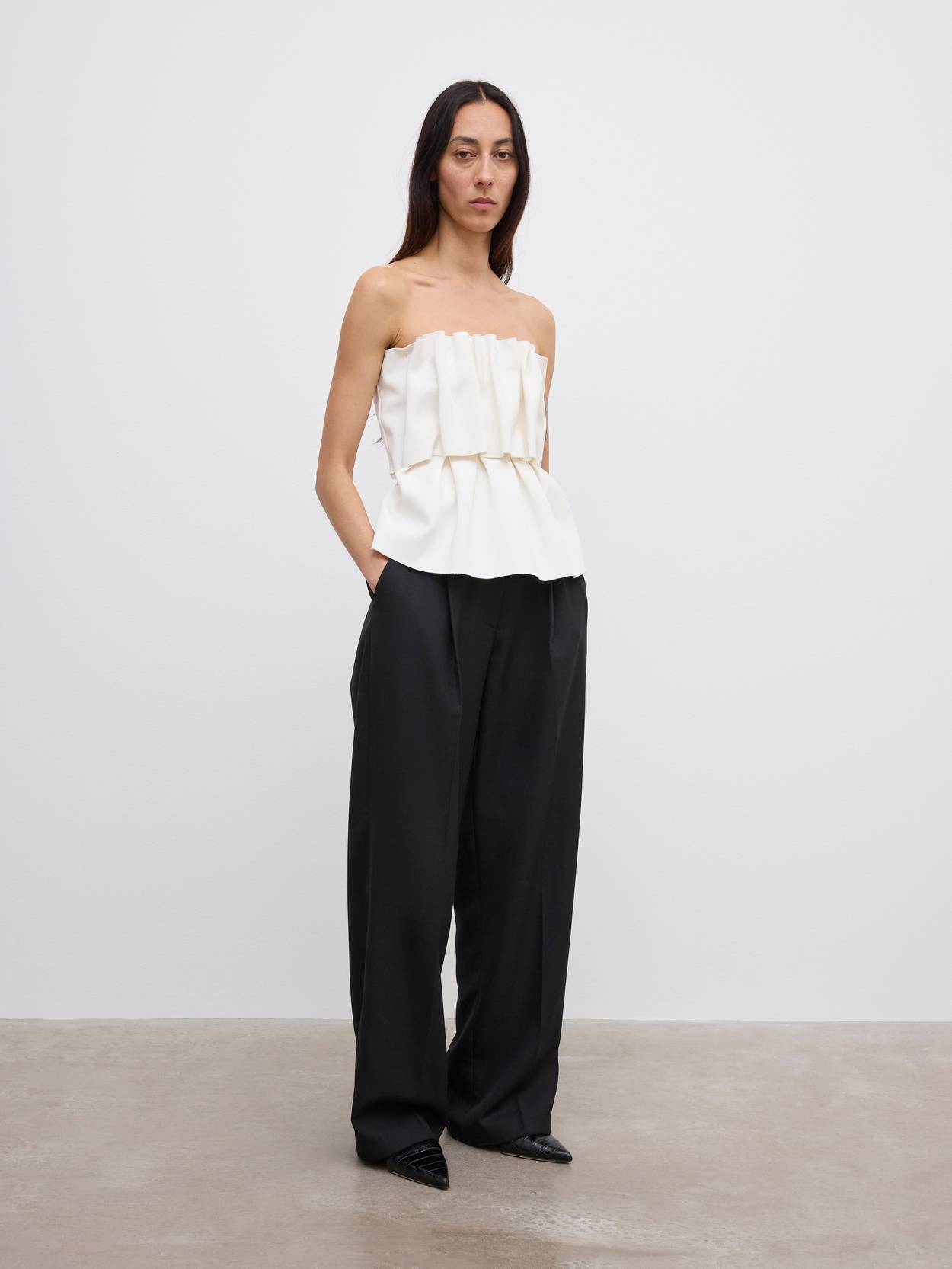 Sculpted Tube Top