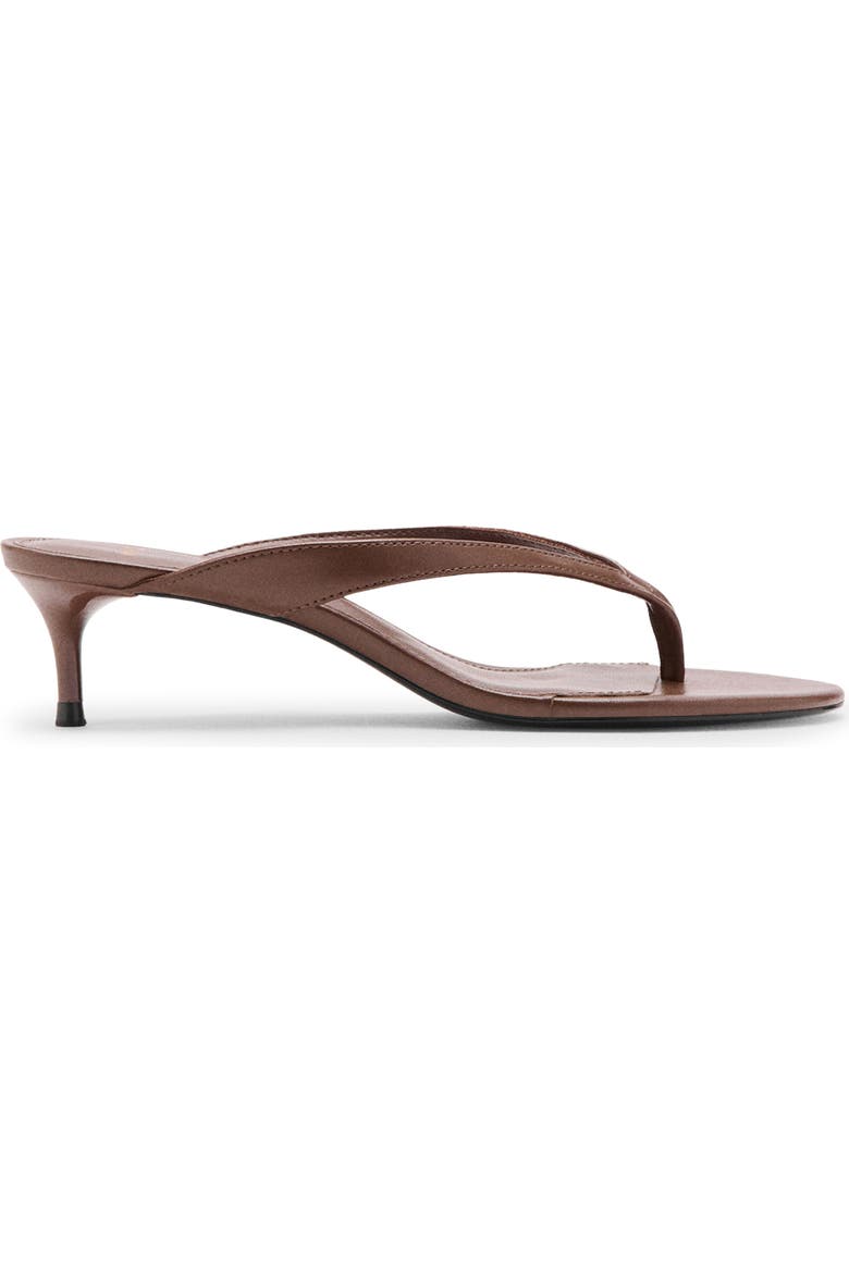 Kitten Heel Thong Sandal