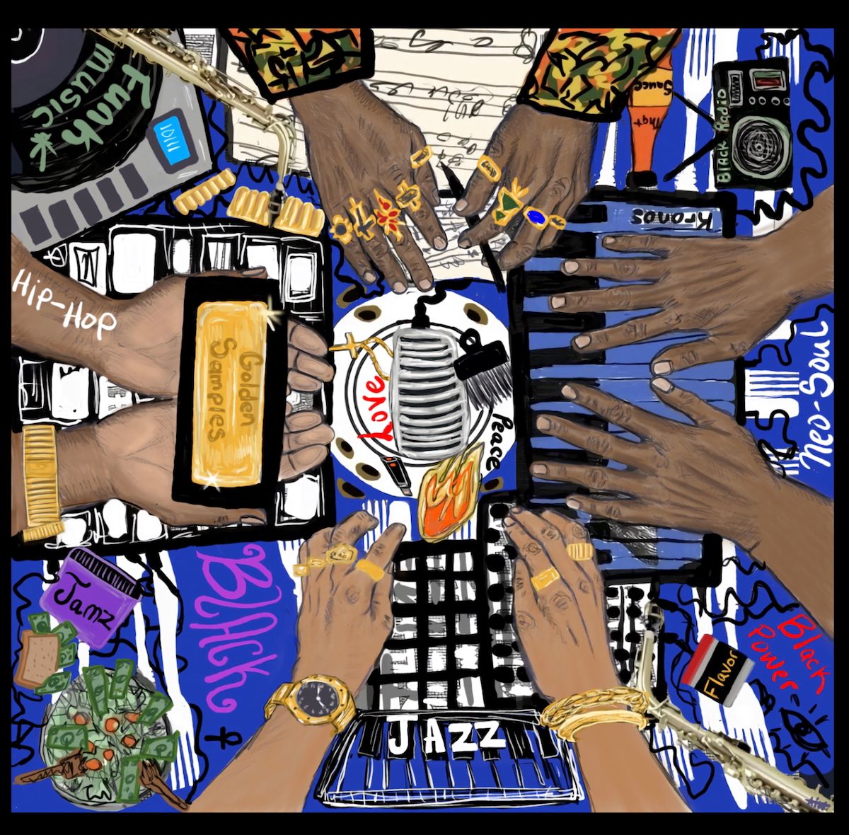dinner party new 2026 album watchu bringing Kamasi Washington, Robert Glasper, Terrace Martin, 9th Wonder