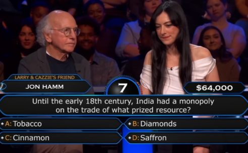 Jon Hamm Lost Larry David His Game on Celebrity Who Wants to Be a Millionaire?