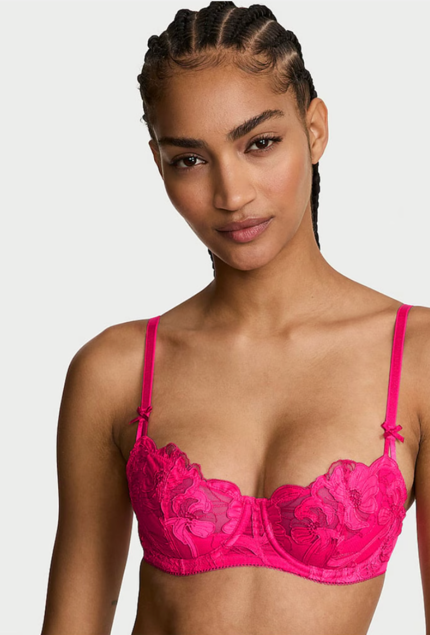 Victorias Secret, Floral Embroidered Bra