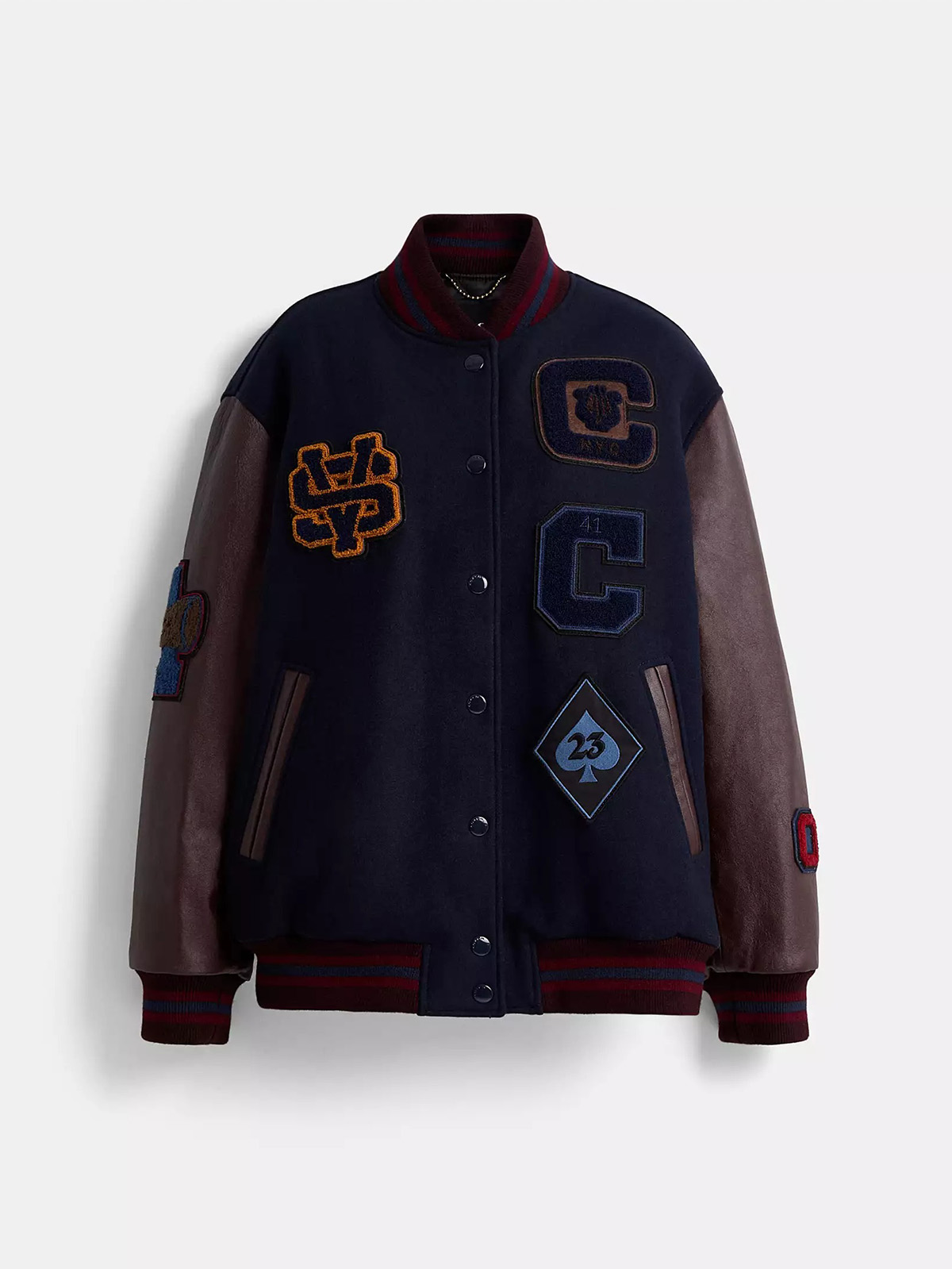 Coach, Restored Oversized Classic Varsity Jacket
