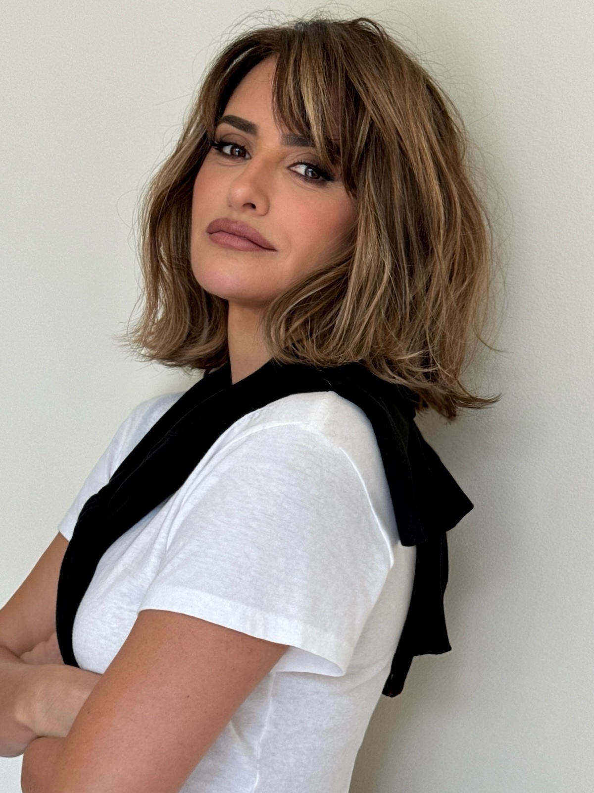 Pen&amp;eacute;lope Cruz's weekend bob.