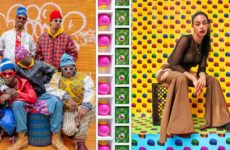 Slawn, Central Cee & Clint419 Front Hassan Hajjaj's New London Show