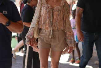 Spotted in Paris—the Surprising Shoe Trend That Looks Chic with Shorts and Knee-Length Skirts