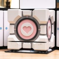 The cube was a lie: up close with our Dbrand Companion Cube before it gets destroyed