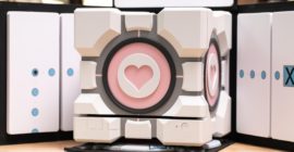 The cube was a lie: up close with our Dbrand Companion Cube before it gets destroyed