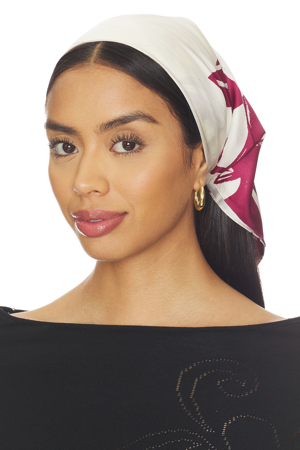 The Vintage Floral Silk Square