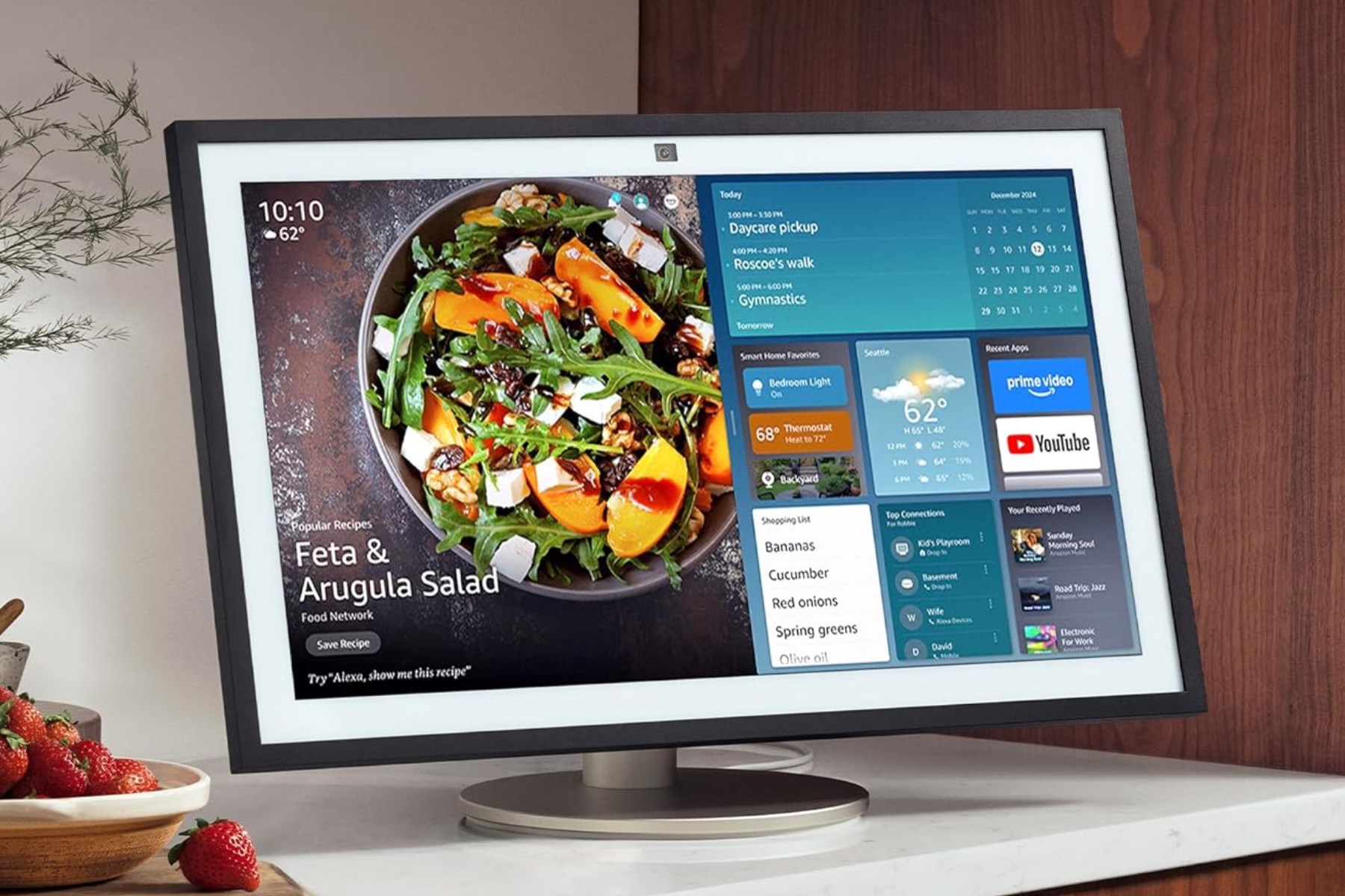 Echo Show 21 with Amazon Premium Adjustable Stand