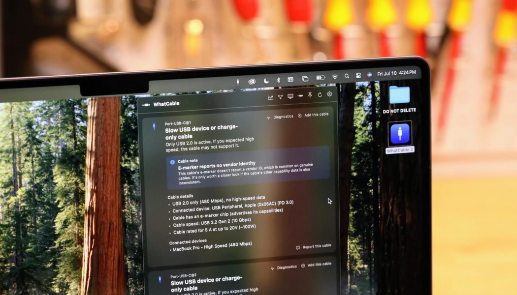 This free Mac app reveals the truth about your mystery USB-C cables