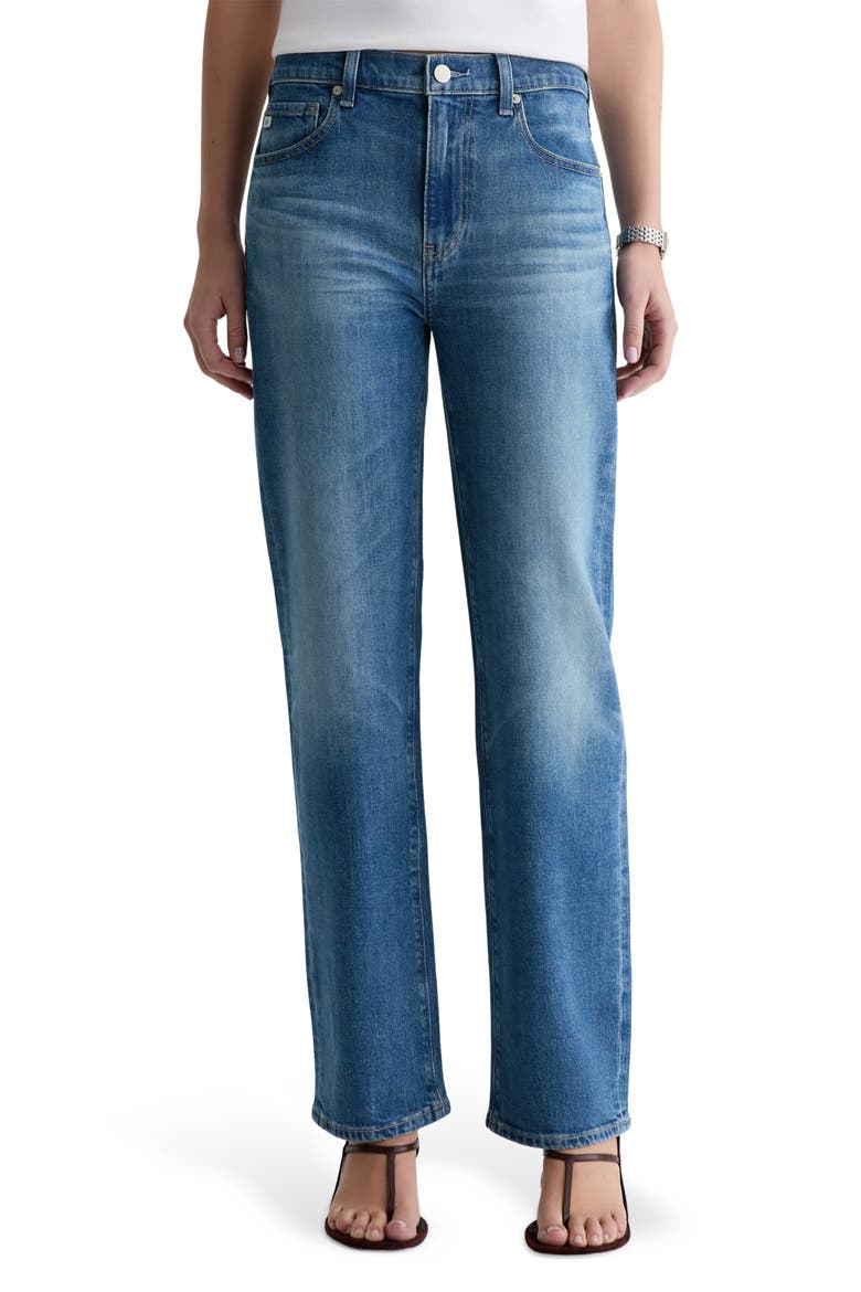 Brinley Mid Rise Straight Leg Jeans