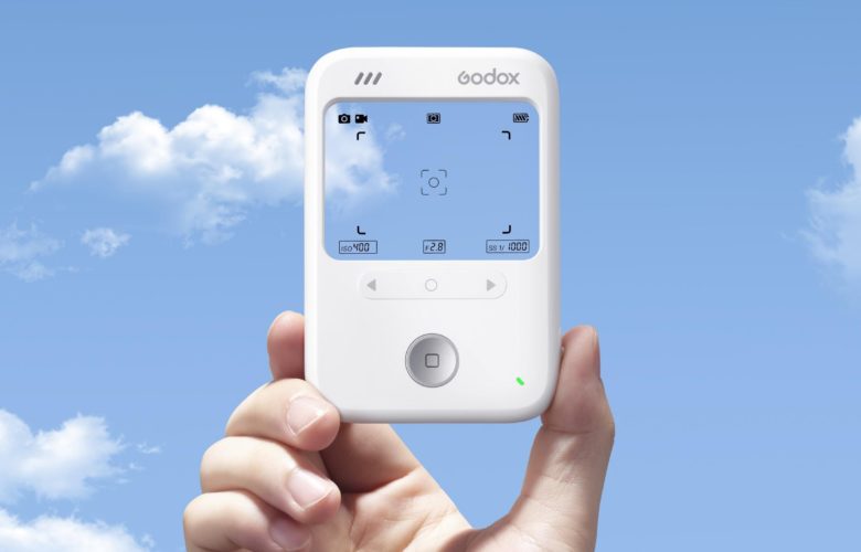 This slim camera has a transparent LCD screen for a viewfinder