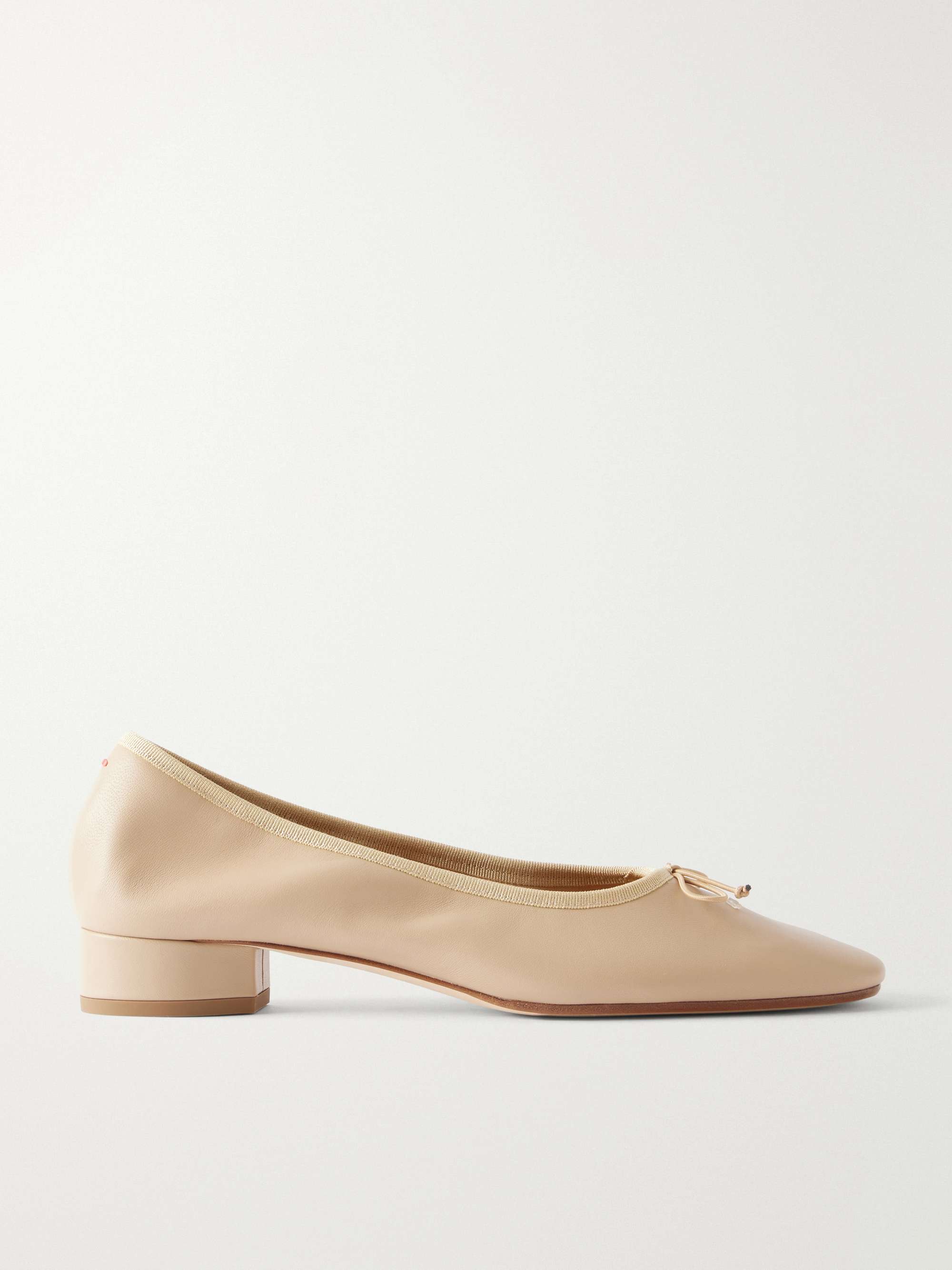 Onda 25 Bow-Detail Leather Pumps