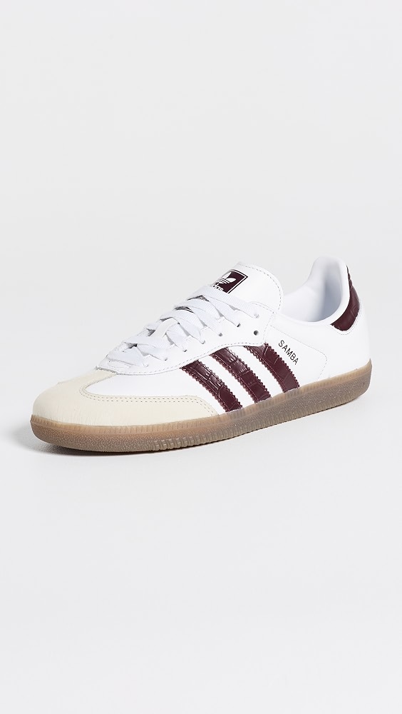 Og Samba Sneakers - Ftwr White/maroon/gum 5