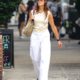 Women in Their 60s Are Wearing White Jeans With This Shoe Trend To Look Rich