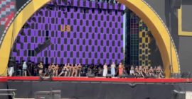 Young Dancers Nearly Struck by Falling Stage at Great American State Fair