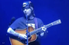 Billy Strings Protects His Head With Helmet at Concert After Getting Hit With Object