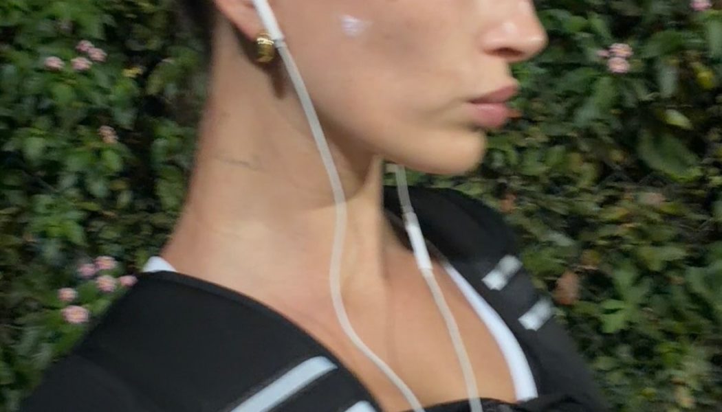 Forget Bandanas: Hailey Is Wearing This '90s Accessory In Her Hair Instead