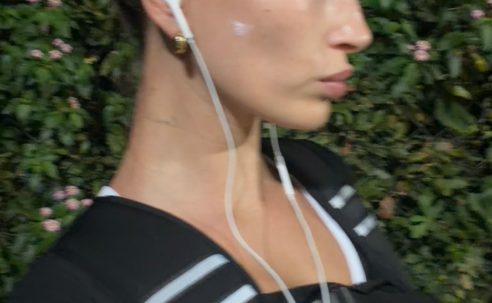 Forget Bandanas: Hailey Is Wearing This '90s Accessory In Her Hair Instead