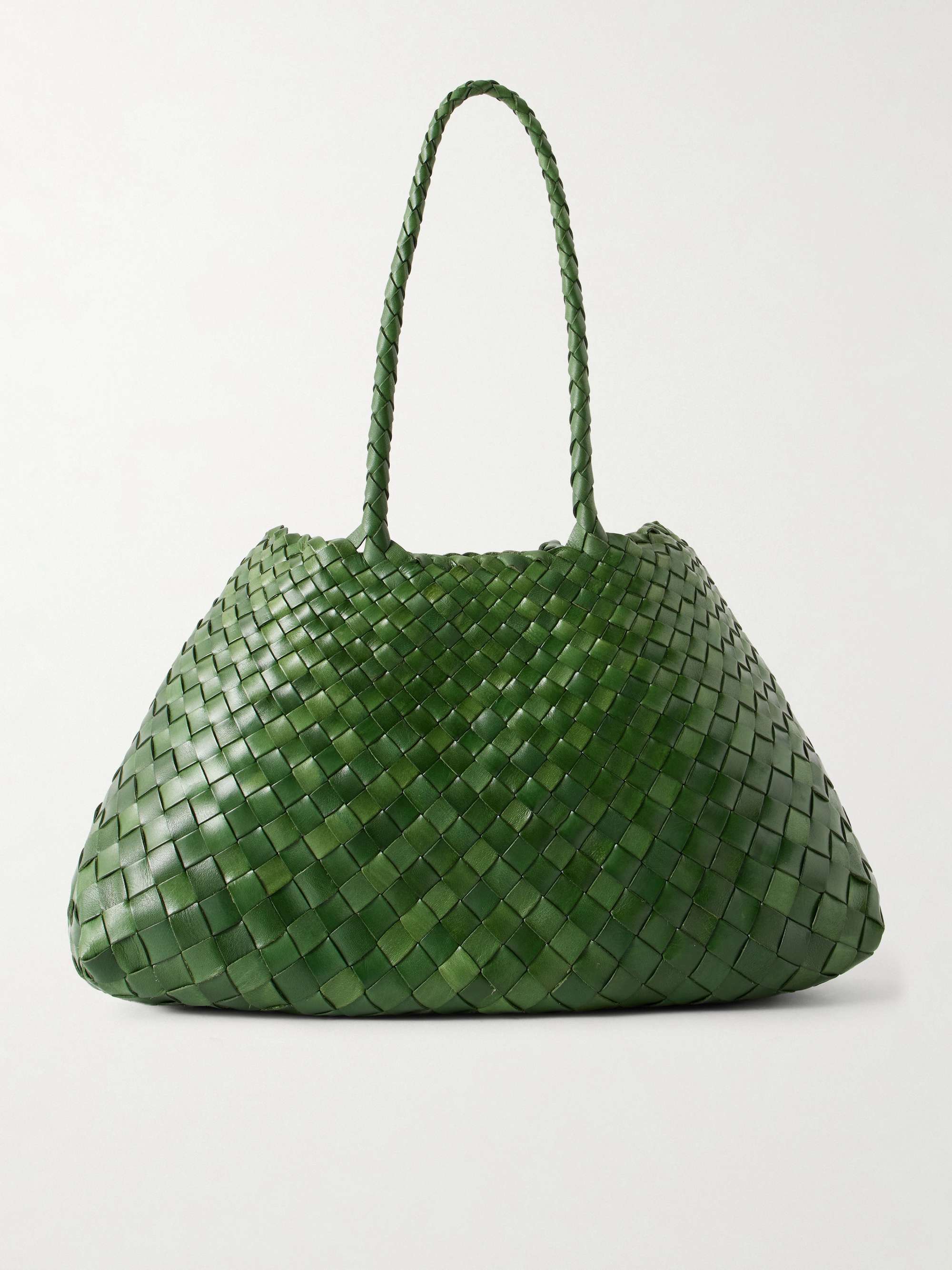 Santa Croce Big Woven Leather Tote