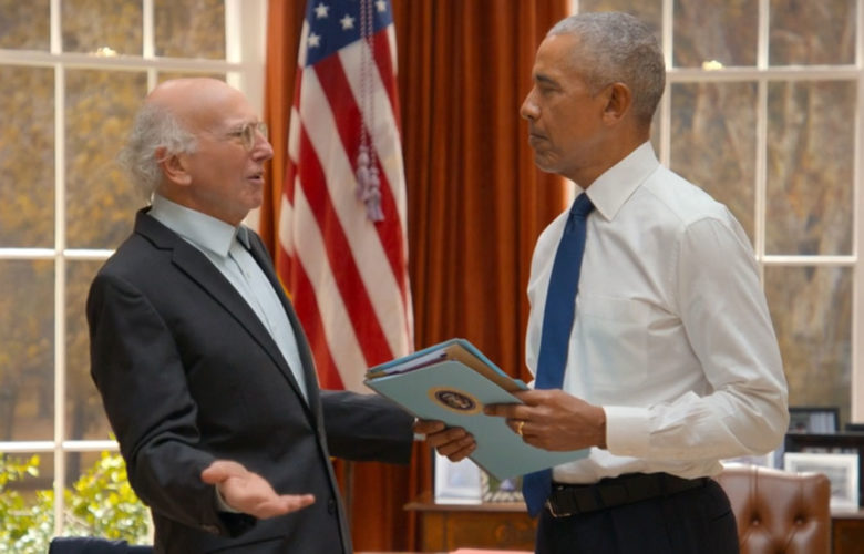 Larry David Takes the Blame for Barack Obama's Tan Suit on Life, Larry, and the Pursuit of Unhappiness