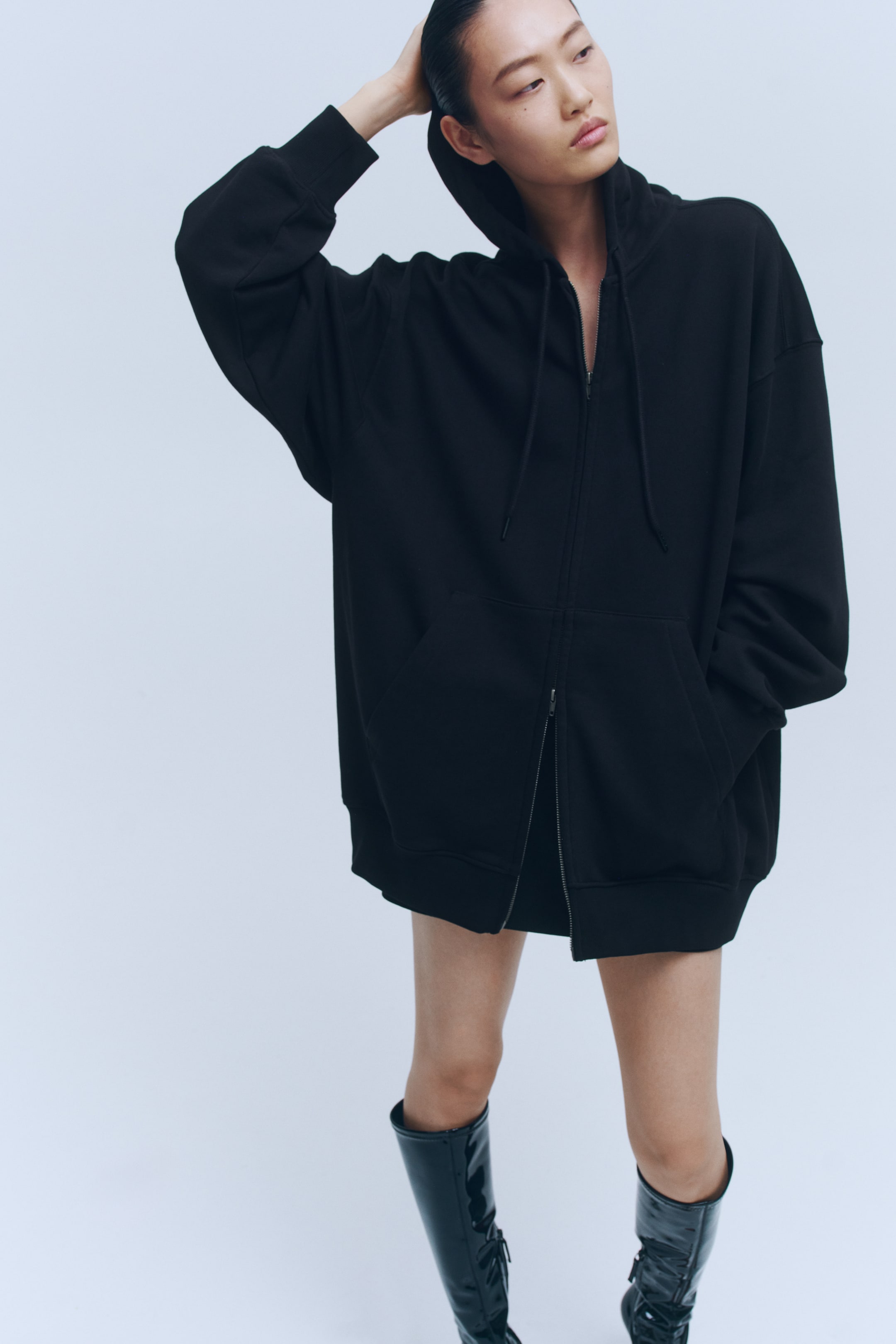 Oversized Hooded Jacket