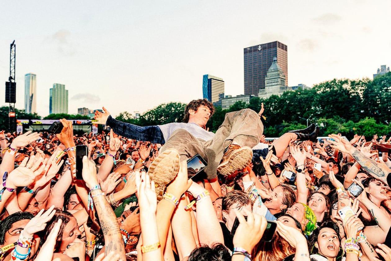 Lollapalooza Leveled Up for 2026: Everything We Loved About the Festival This Year sombr headlining performance charli xcx music fashion film Little Simz Goes B2B: Stage Performance to DJ Set Destin Conrad Dons Custom Advisry Blood Orange Sprinkles Soccer Footage Into New Visuals Patron’s Hacienda –&nbsp;Where In Order to Spin, You Have to Spin Vinyl beabadoobee’s Many Guitars (and Meme-y Merch) Geese Merch New Music from JENNIE Sombr 5sos she looks so perfect pusha t malice chicago grant park lineup tickets tequila price Kwn house of errors Clipse comeback Lorde x Charli