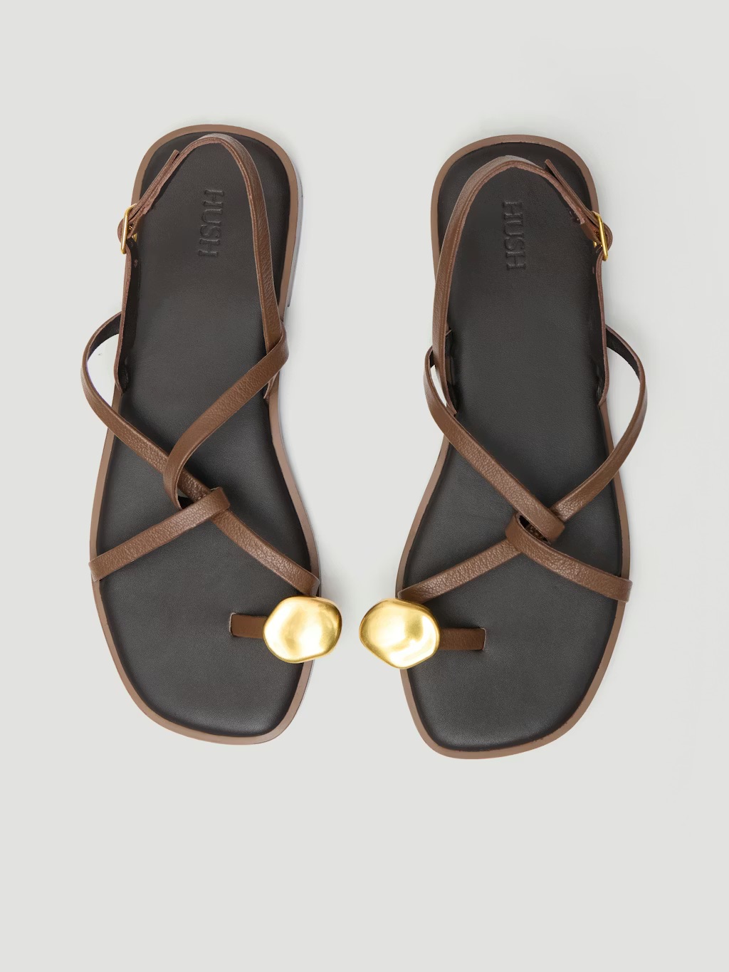Hush, Yara Metal Detail Toe Sandal