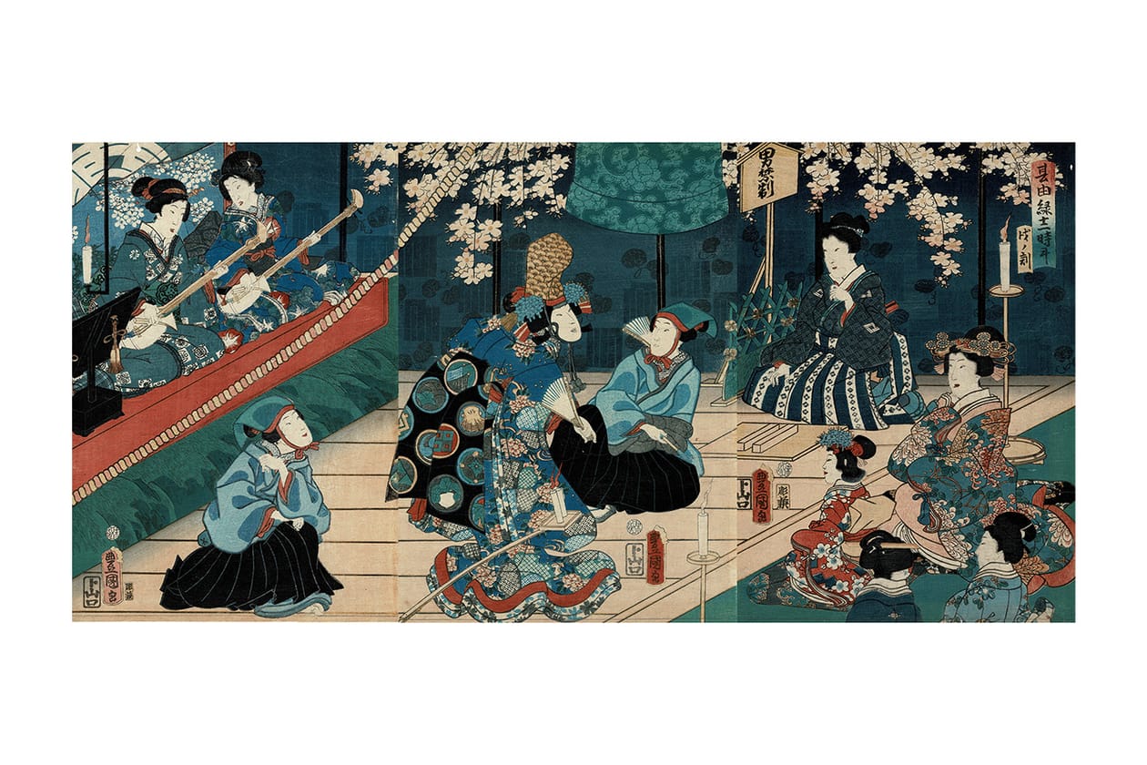 RANSHOU ‘FUTURE HISTORY: Lineage and Form of Onnagata’ Exhibition Ranshou Fujima National Theatre Tokyo Info Kabuki